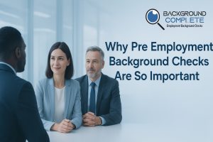 Why Pre Employment Background Checks